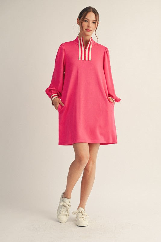 Let's Do This Hot Pink Dress