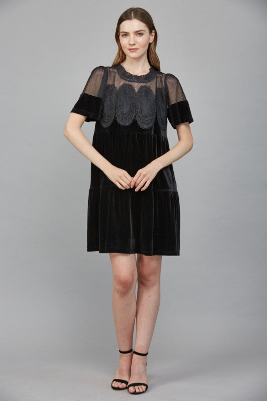 Made For The Moment Black Dress