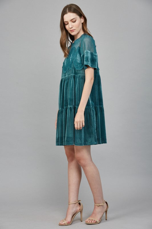 Made For The Moment Teal Dress