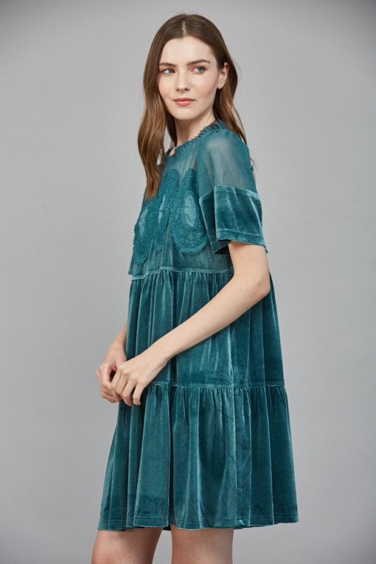 Made For The Moment Teal Dress