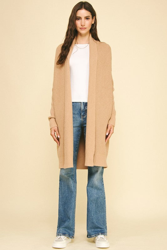 Cozy Up Camel Cardigan