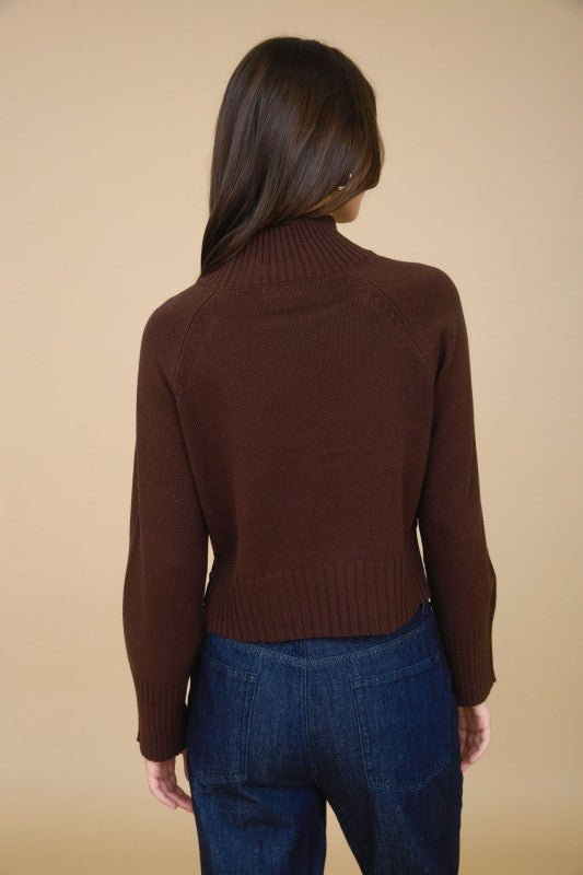 Warm Whispers Brown Sweater