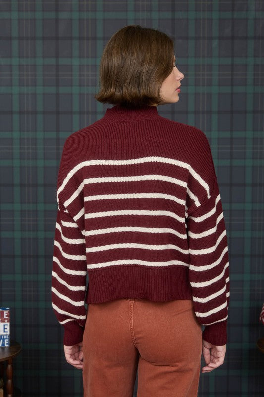 Everyday Envy Oxblood Sweater