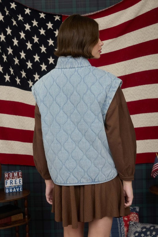 Already There Denim Vest