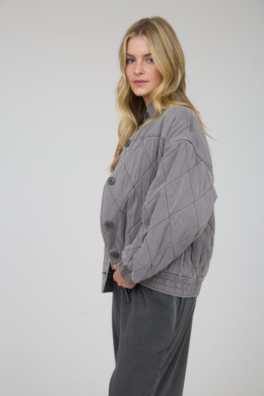 All in a Day Charcoal Jacket