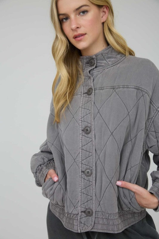 All in a Day Charcoal Jacket