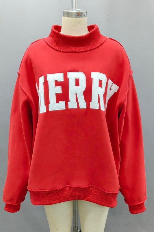Merry Moment Red Sweatshirt