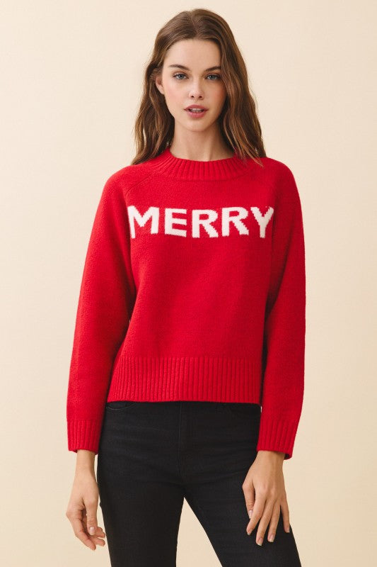 So Merry Red Sweater
