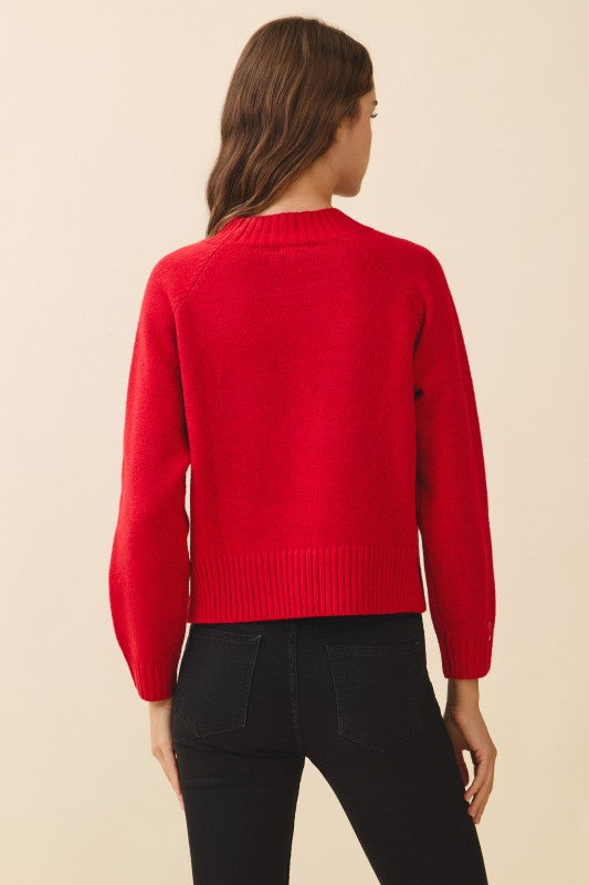 So Merry Red Sweater