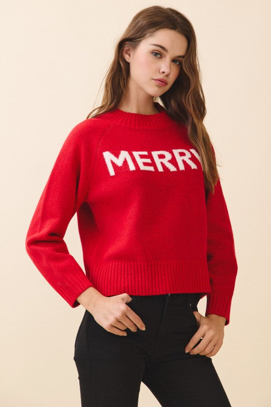 So Merry Red Sweater
