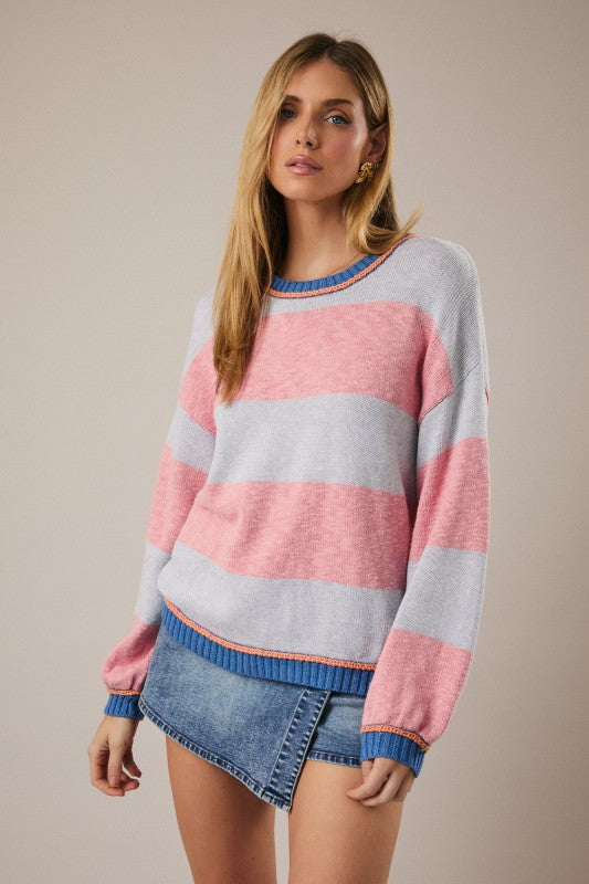 Pretty in Stripes Sweater