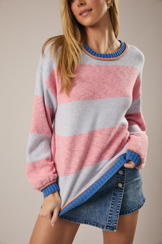 Pretty in Stripes Sweater