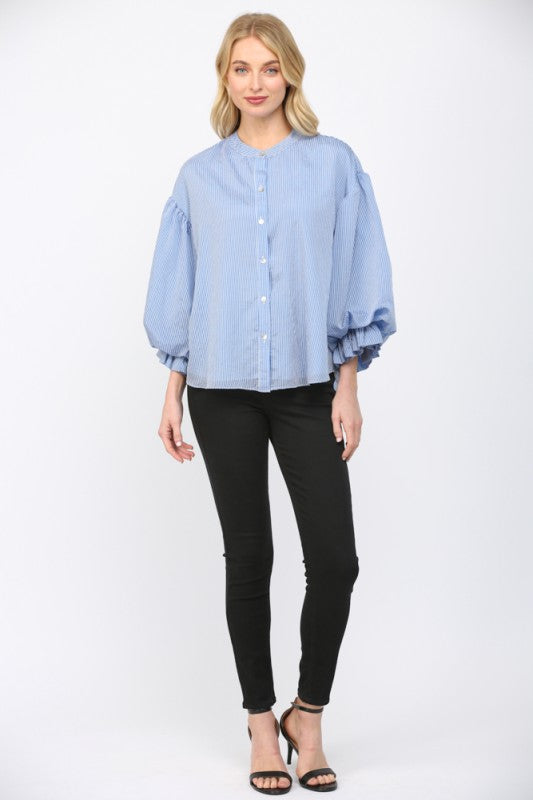 Just as I Said Blue Top