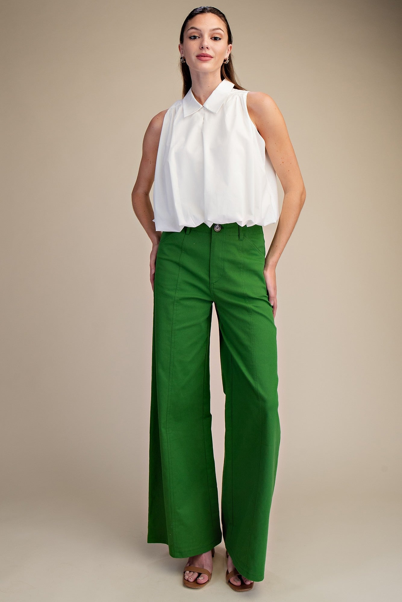 What Can I Say Green Pants