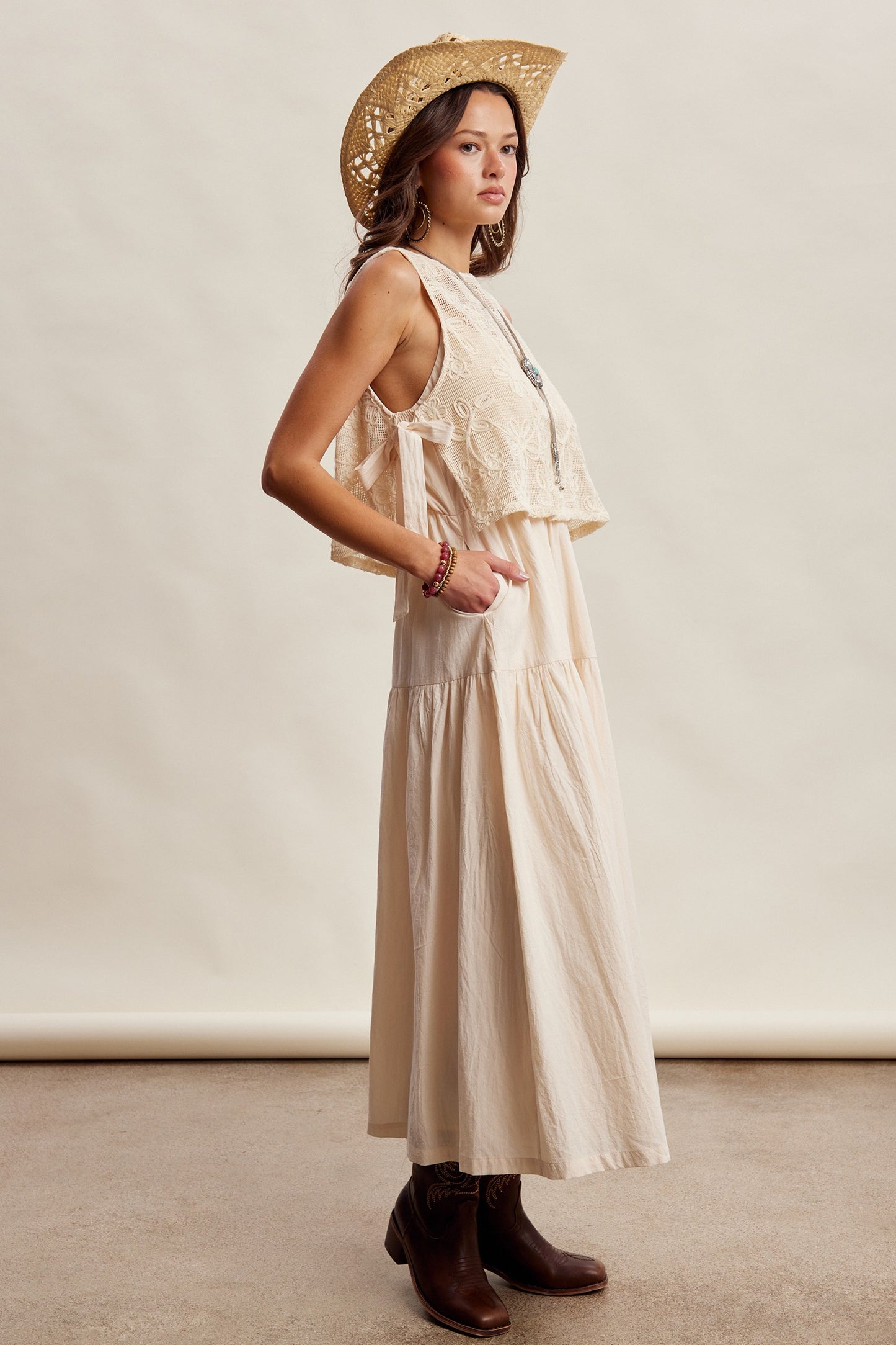 Sweet Whispers Midi Dress