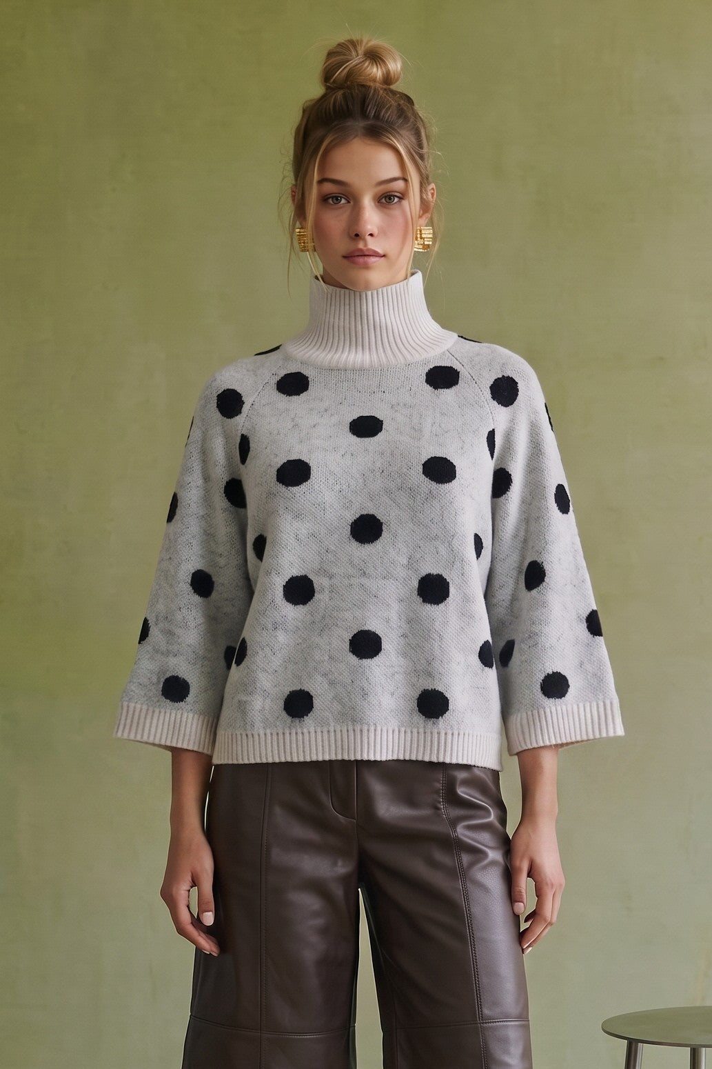 Dotted Luxe Sweater