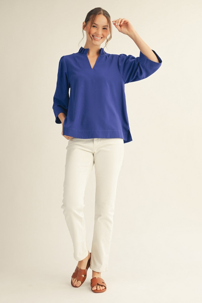 That Means Everything Royal Blue Top