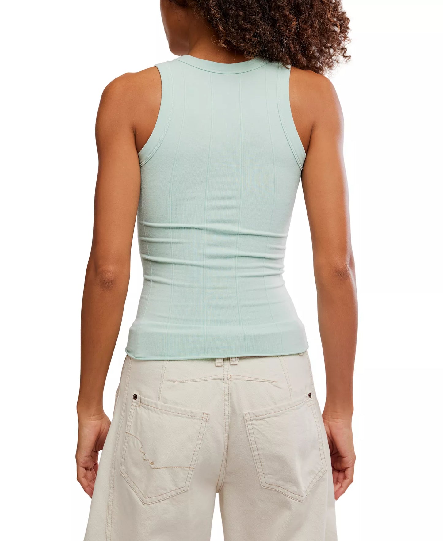 So Soft Cameo Green Seamless Modal Tank