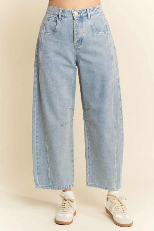 Wherever We Go Barrel Denim