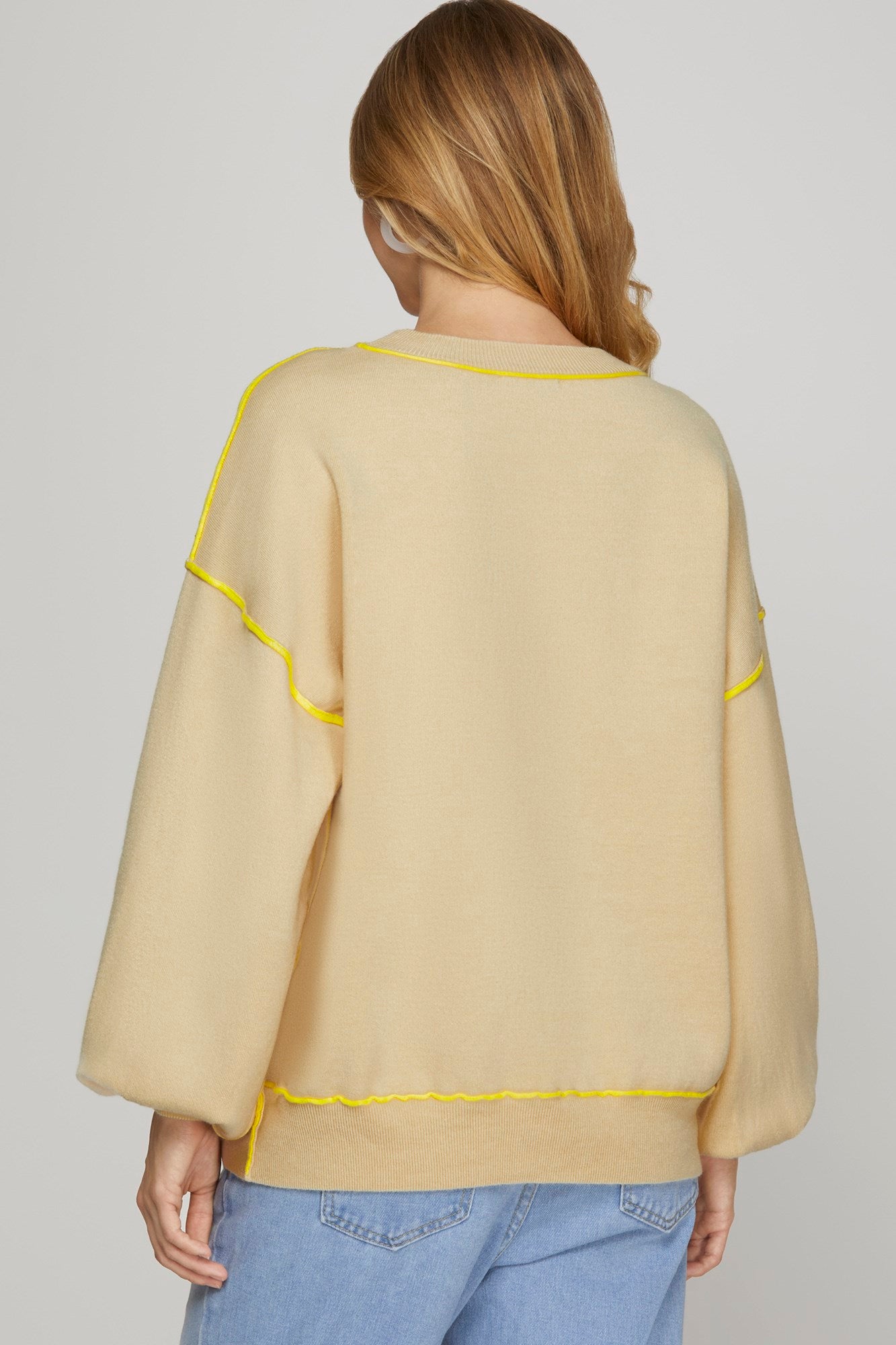 Doing It My Way Cream Sweater