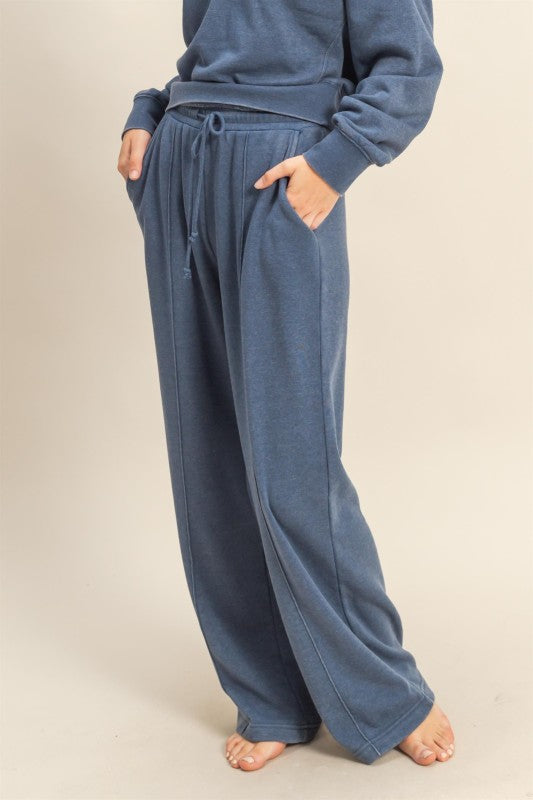 There For It Dusty Navy Pants