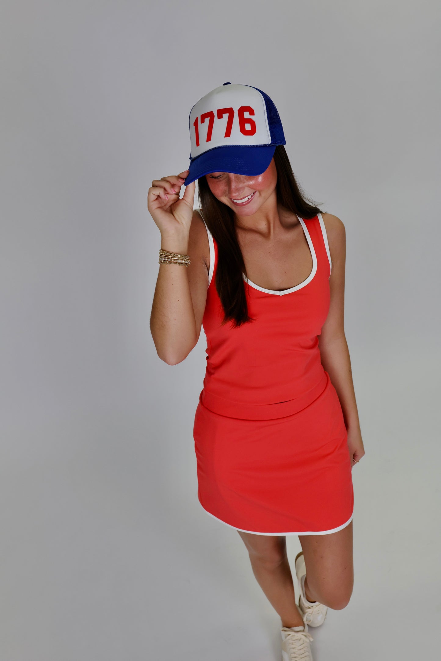 Vintage 1776 Royal Blue Foam Trucker Hat
