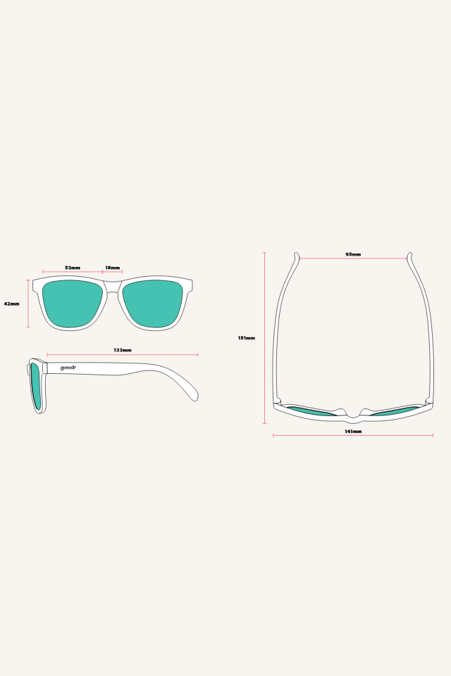 OG Flamingos On A Booze Cruise Polarized Sunglasses