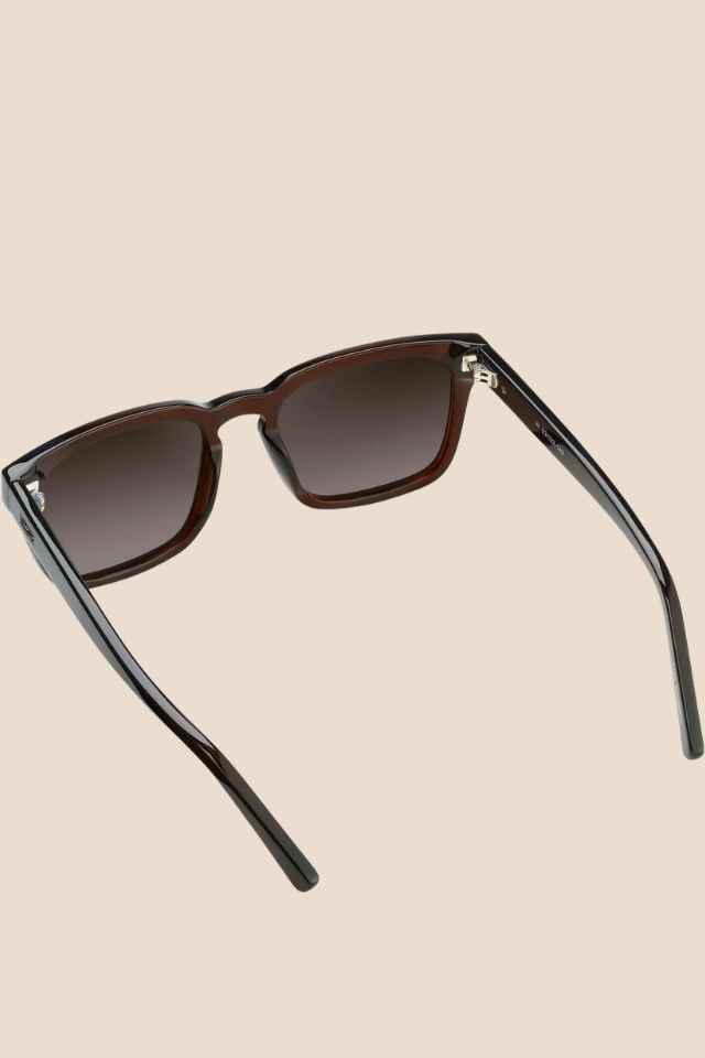 Maverick Burnt Cedar Brown / Brown Gradient Lens Polarized Sunglasses