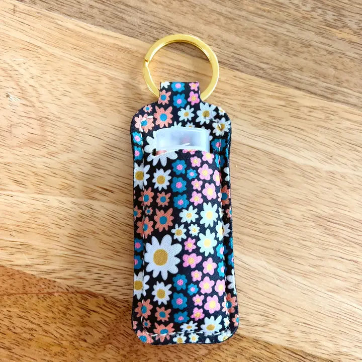 Lip Balm/Lipstick Darling Daisy Keychain Holder