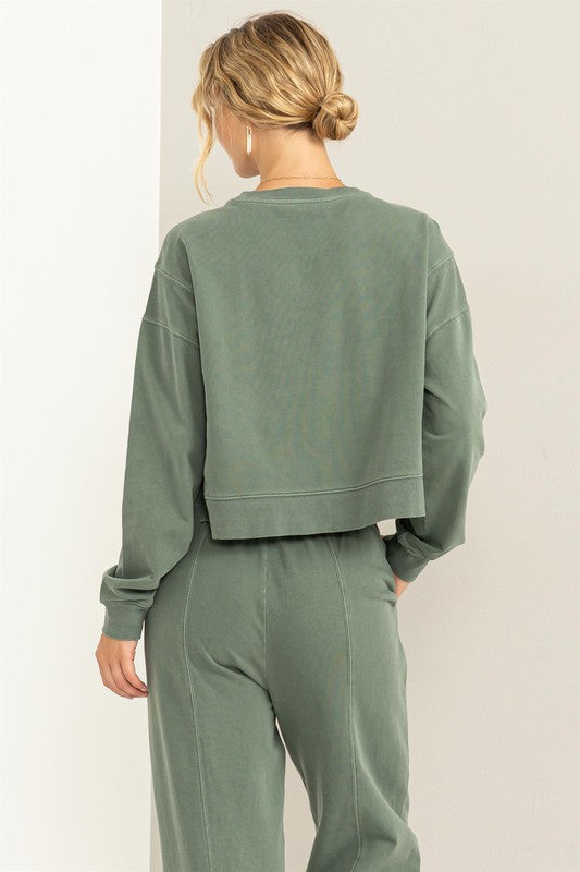 Give One Reason Gray Green Top