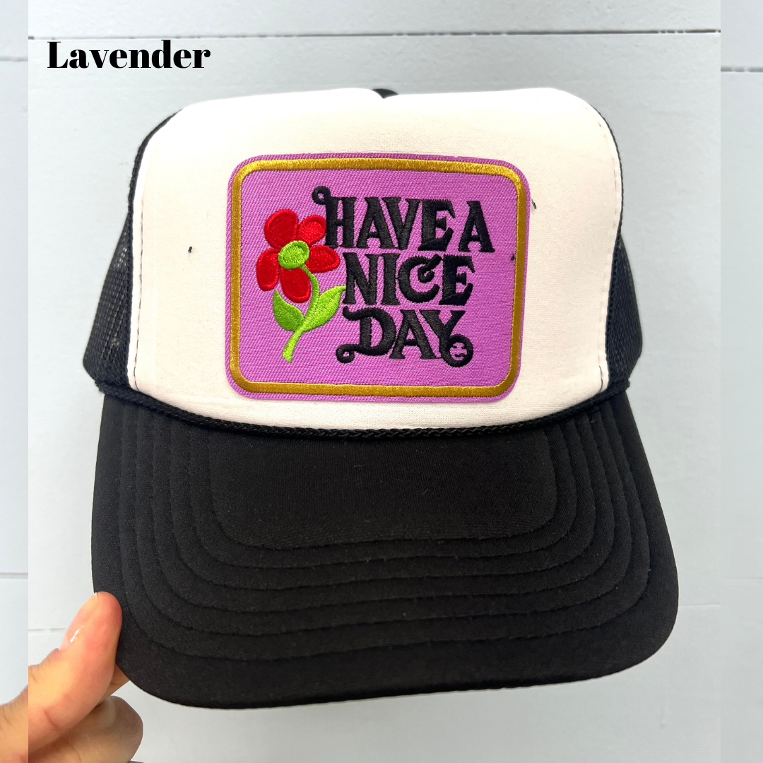 Have a Nice Day Multi Patch Cap