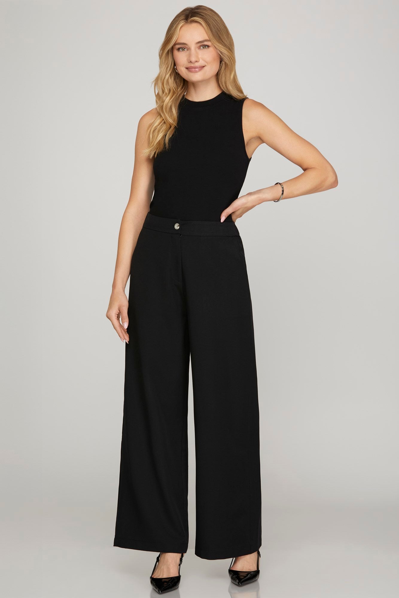 Everyday Elegance Black Pants