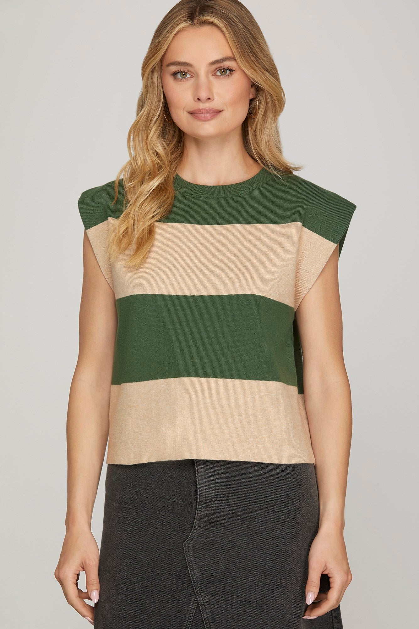 Fell for It Sweater Olive Top