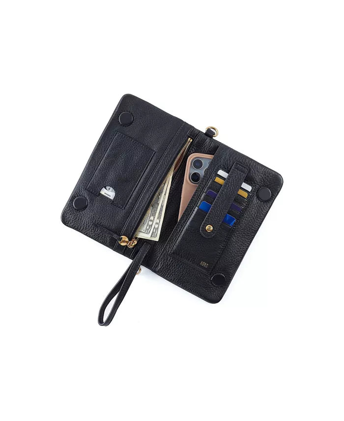 Lumen Crossbody Wallet in Black