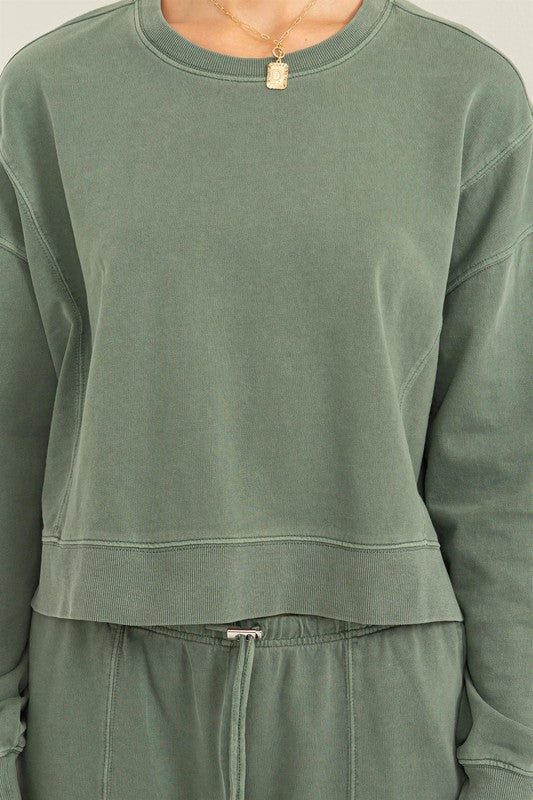 Give One Reason Gray Green Top