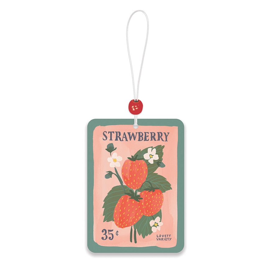 Strawberry Seeds Car Air Freshener