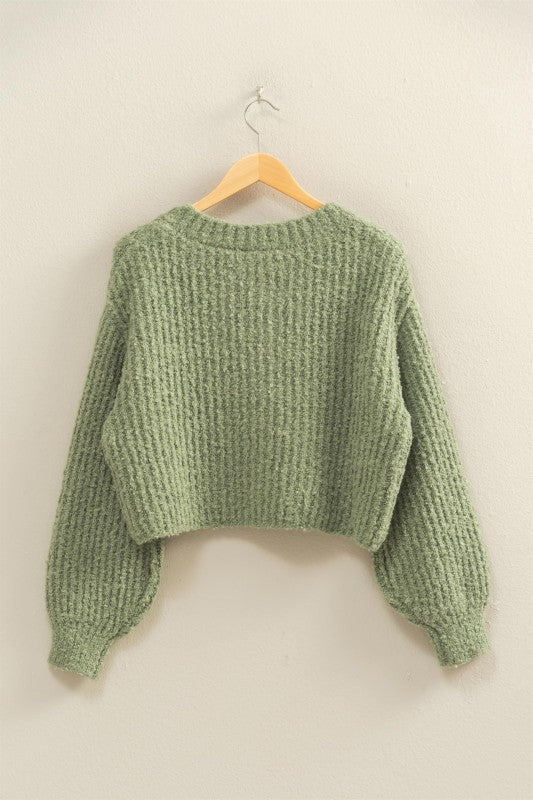 In Just a Minute Sage Green Cardigan