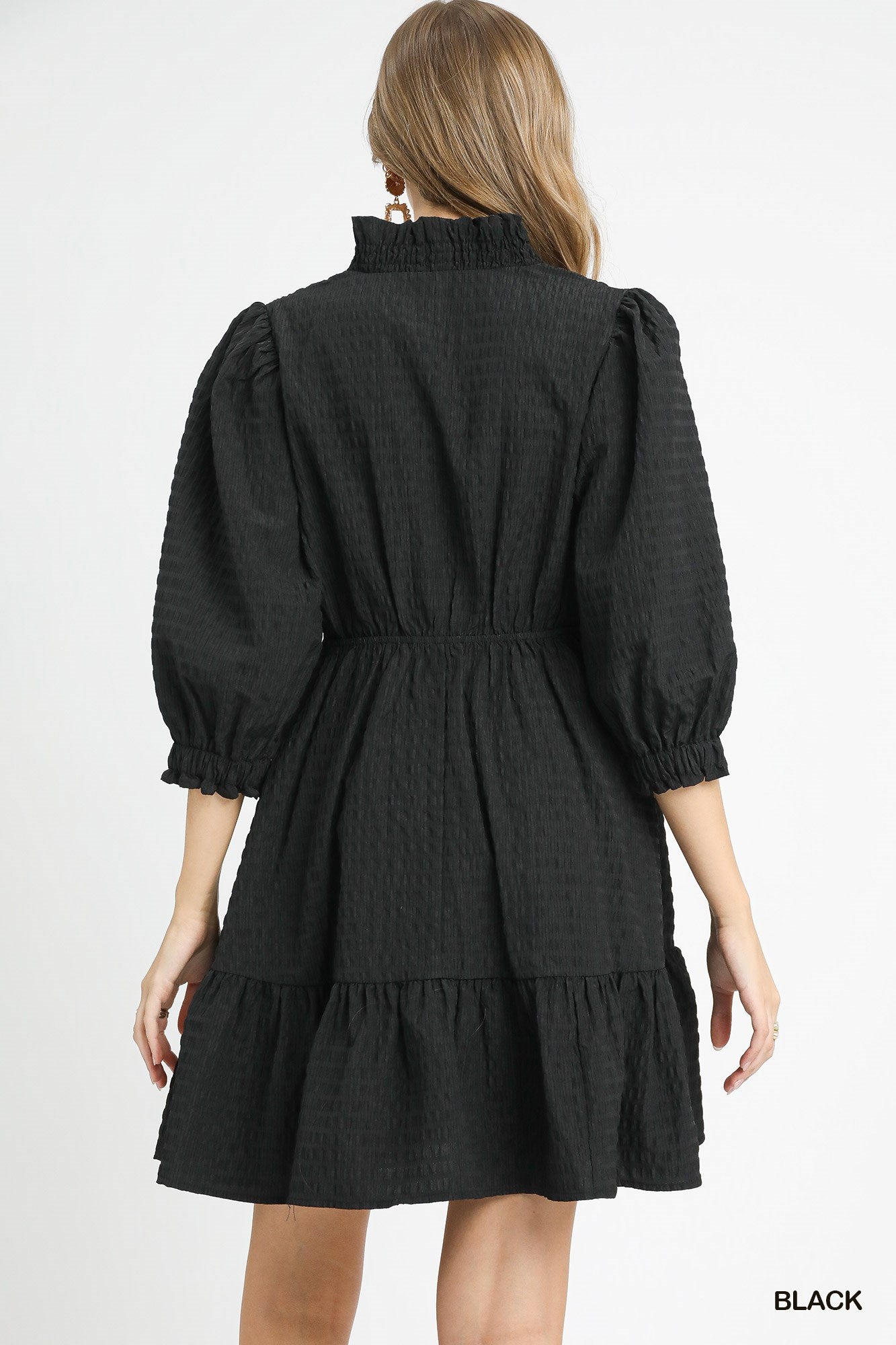 Down the Lane Black Dress