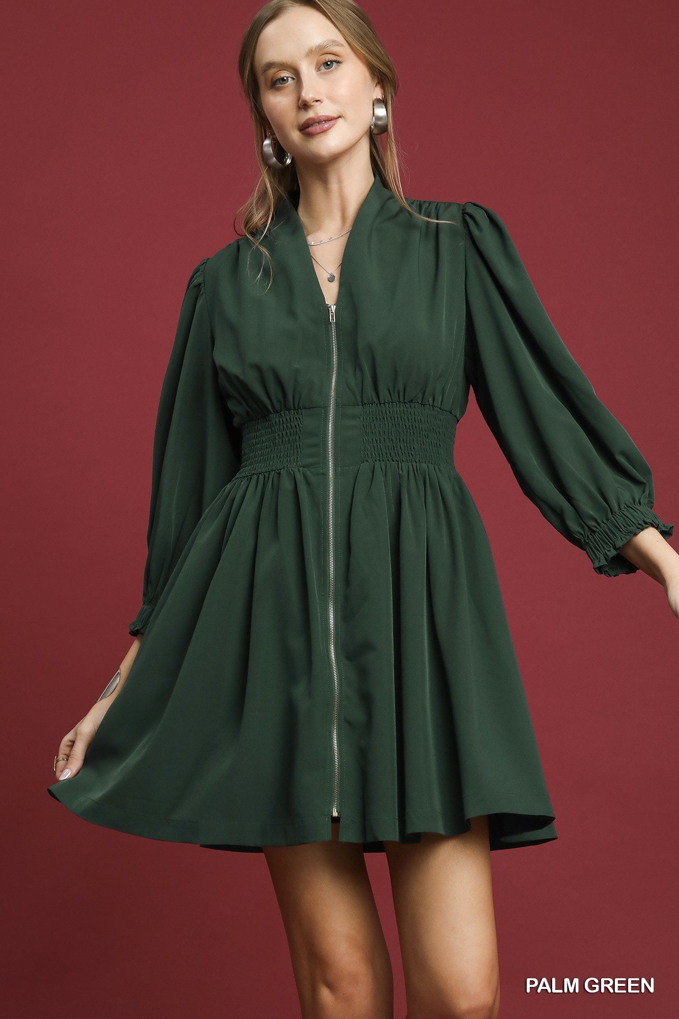 Meet Me Again Hunter Green Dress