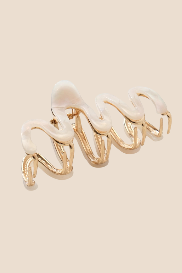 Willow Large Neutral Metal Hair Clip