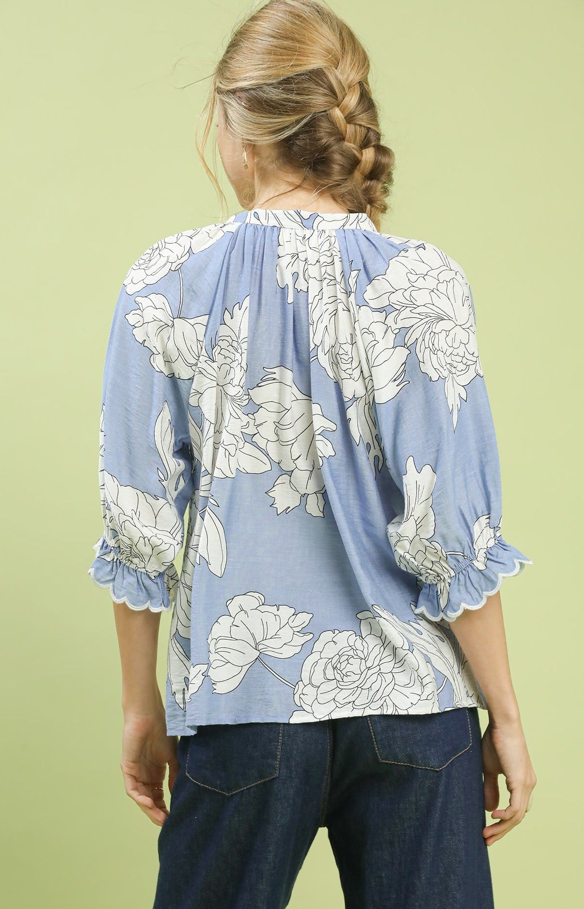 For Old Times Blue Top