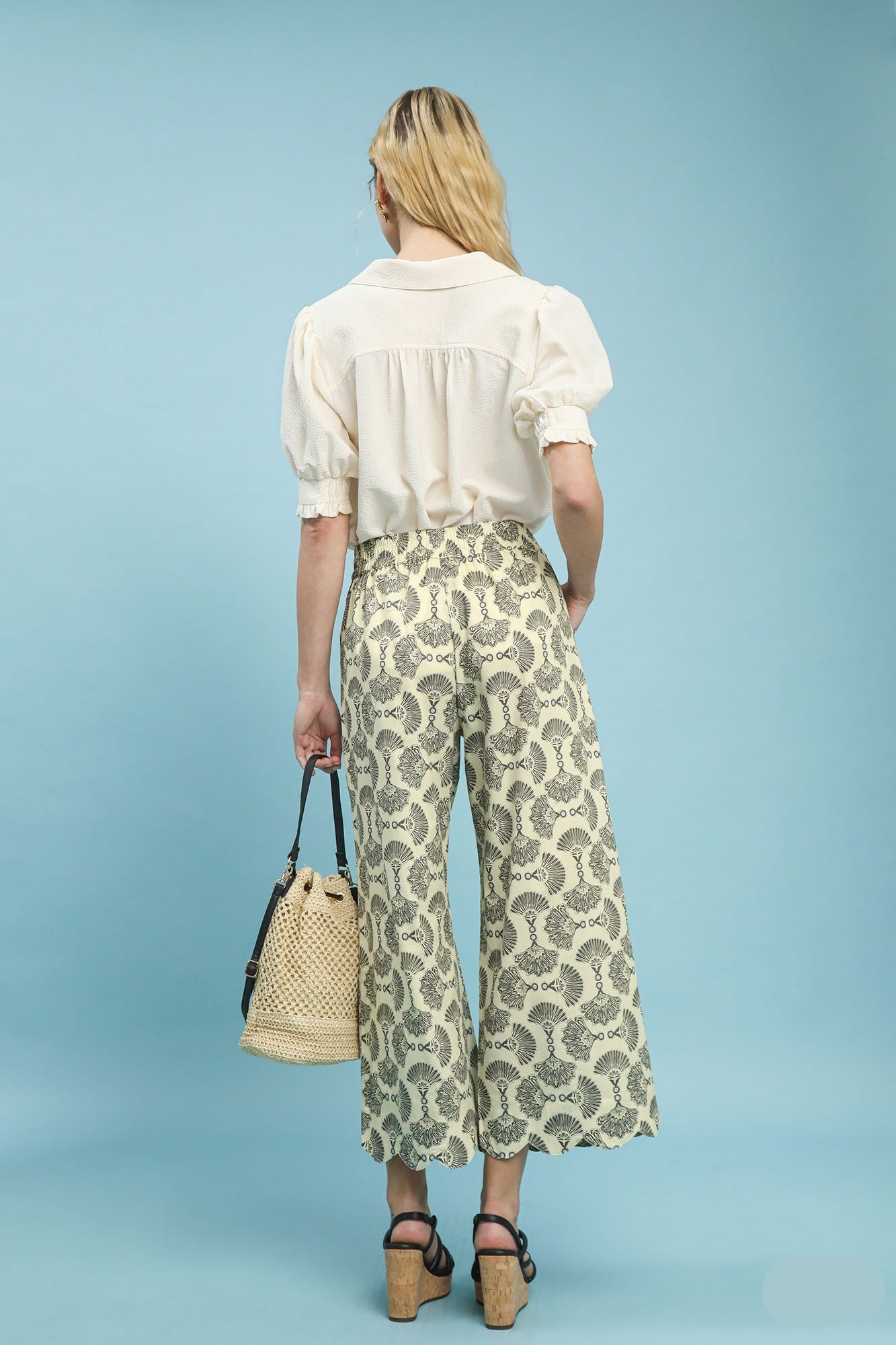 Arden Bloom Black Pants