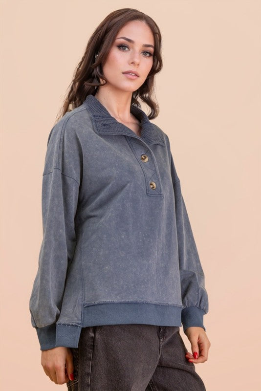 Own The Day Blue Top