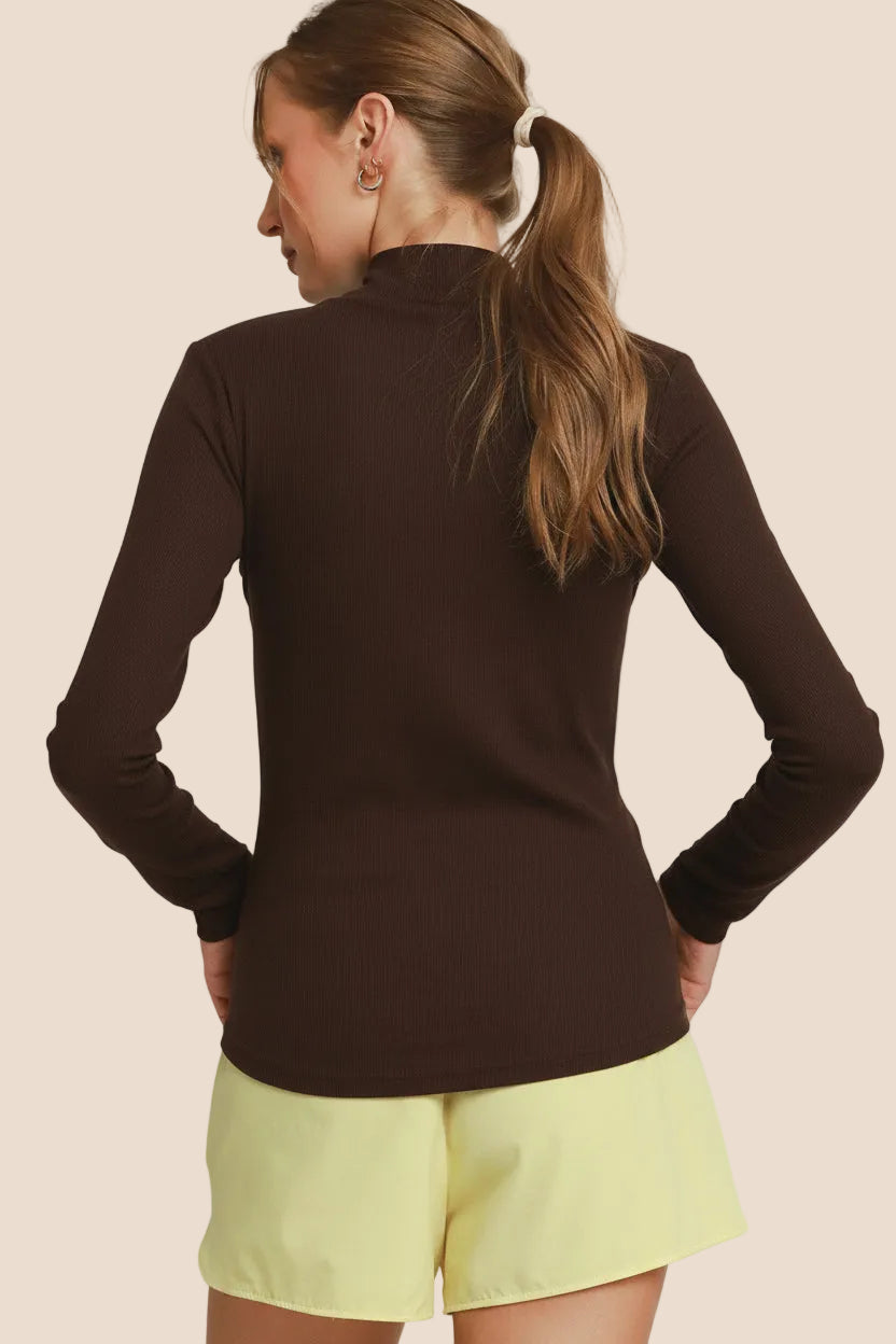 Sunday Soft Brown Top