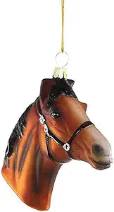 White Nose Horse Ornament