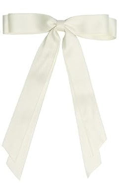 Bows and Kisses Ivory Hair Clip