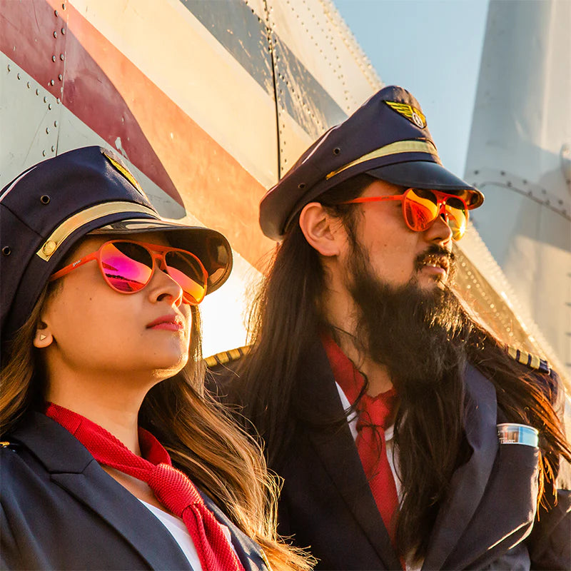 Captain Blunt's Red-Eye Sunglasses
