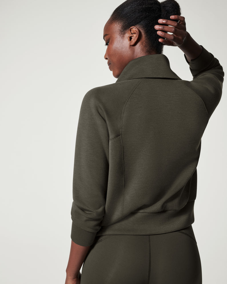 AirEssentials Dark Palm Half Zip Top