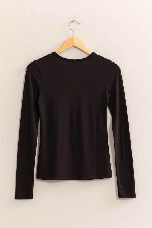 Base Line Black Top