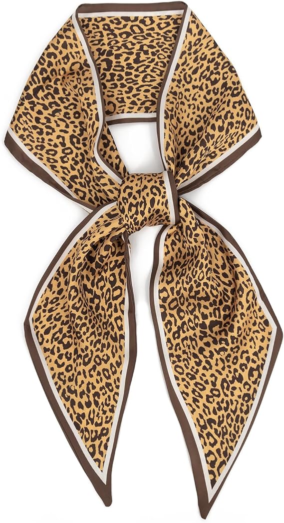 Cheetah Satin Scarf